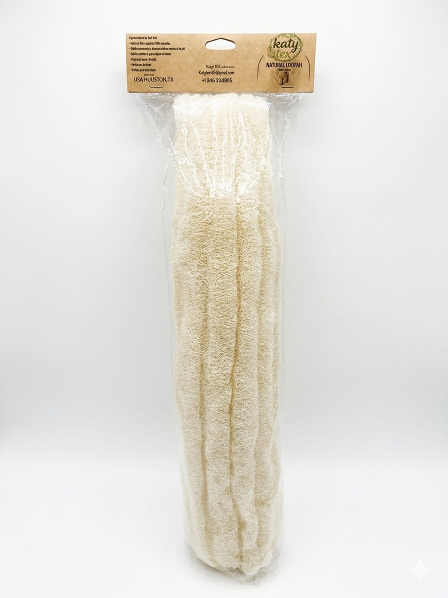 Whole Natural Loofah in its pack