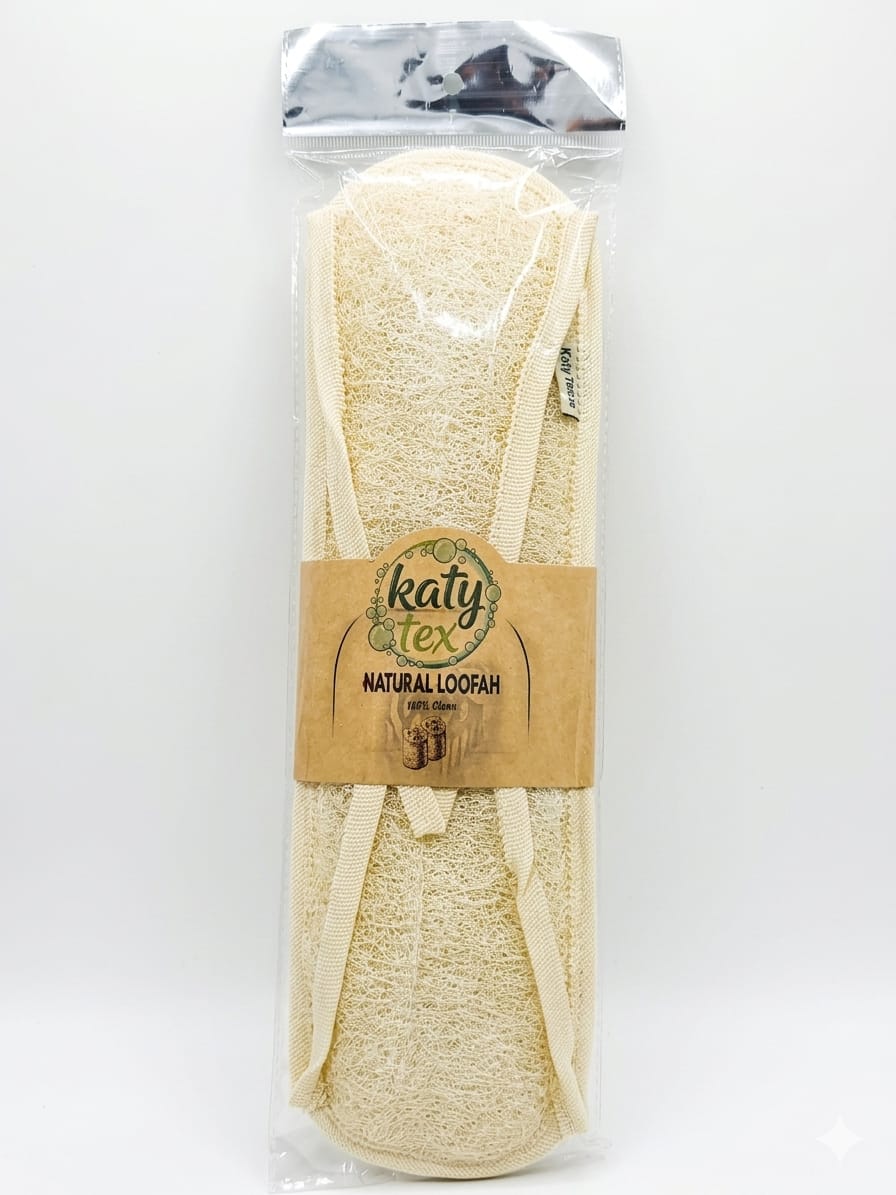 Long Loofah in its pack, front